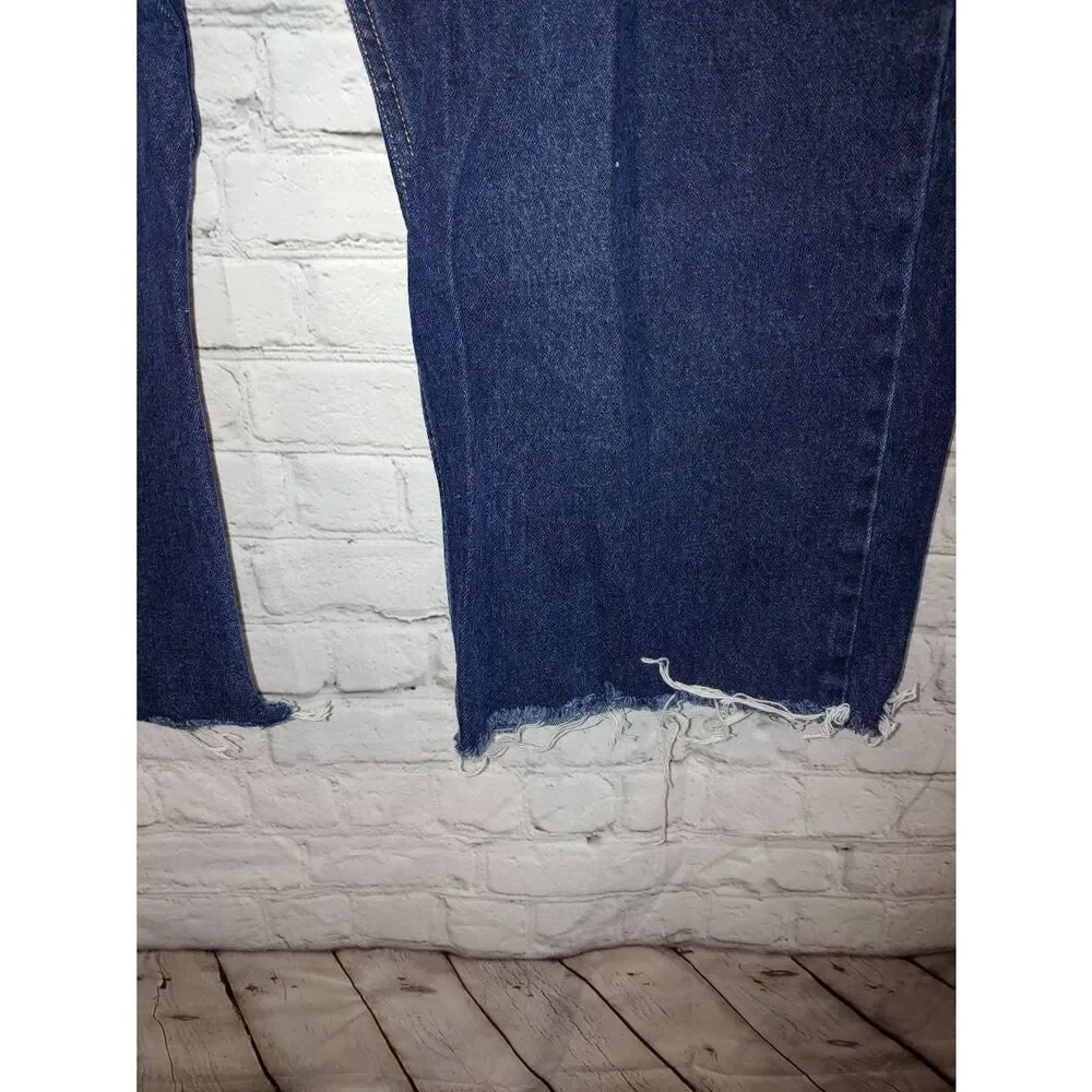 Faded Glory Vintage Men's Size 42x23 (Tag 42x30) Distressed Denim Blue Jeans.